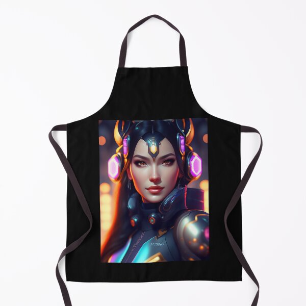 Item preview, Futuristic Diva Girl in Tech Wear designed and sold by MotionWaves.