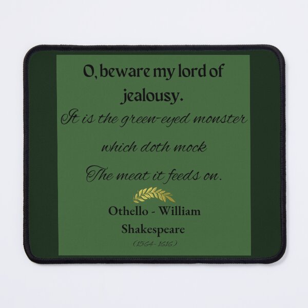 Item preview, Othello - jealousy quote designed and sold by silvapajic.