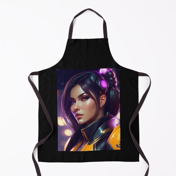 Item preview, Futuristic Diva Girl in Tech Wear designed and sold by MotionWaves.