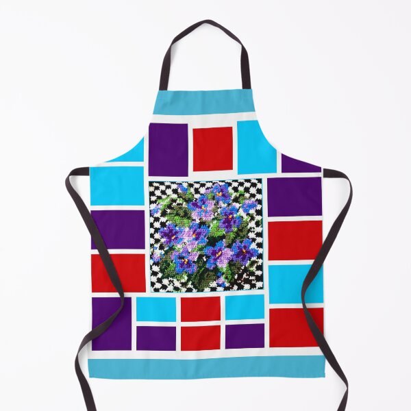 Item preview, Aquarius Crochet Violet Flower Power Colorblock Mosaic Tiles designed and sold by CMWorkshop.
