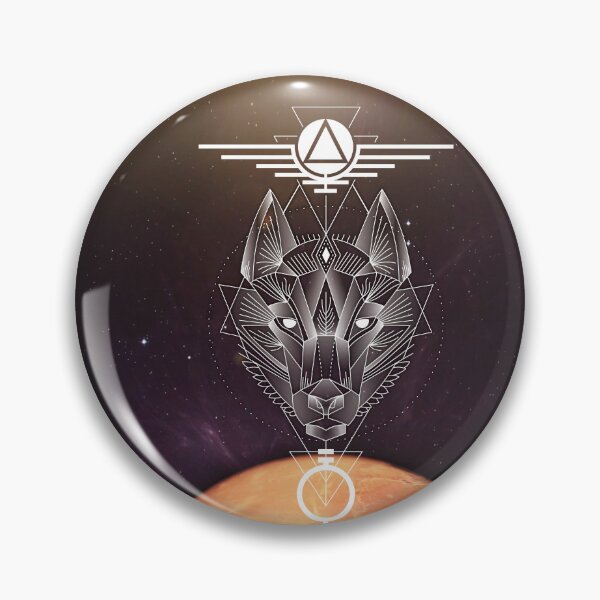 Item preview, Geometric Omnis Vir Lupus White designed and sold by FR3DXVII.