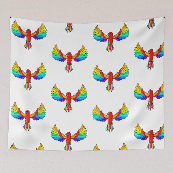 Item preview, Mind Flight Toned Parrot Illistration designed and sold by NewMerchandise.