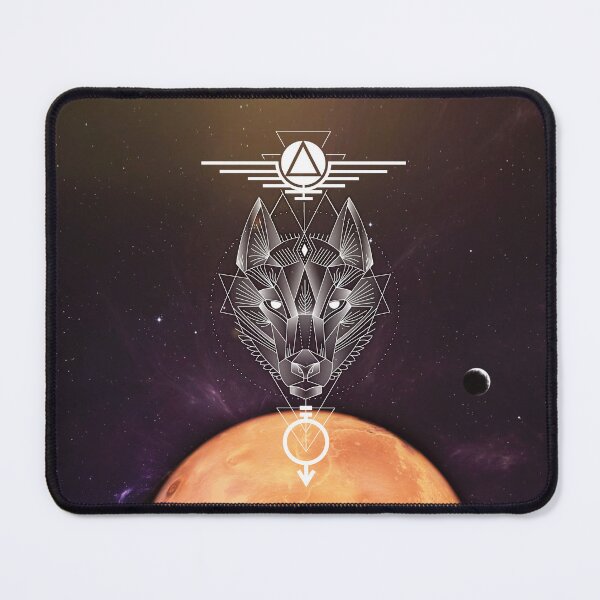Item preview, Geometric Omnis Vir Lupus White designed and sold by FR3DXVII.