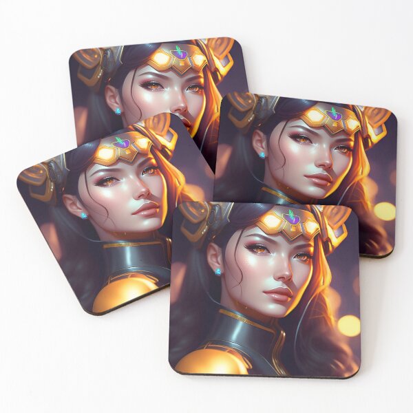 Item preview, Futuristic Diva Girl in Tech Wear designed and sold by MotionWaves.