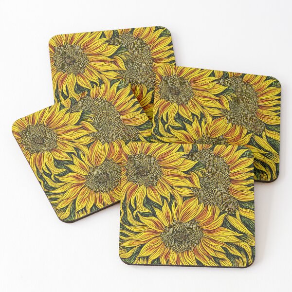 Item preview, Golden Mandala Sunflower | Intricate Yellow Artwork designed and sold by funnyhalloween.