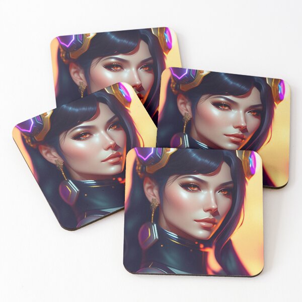 Item preview, Futuristic Diva Girl in Tech Wear designed and sold by MotionWaves.