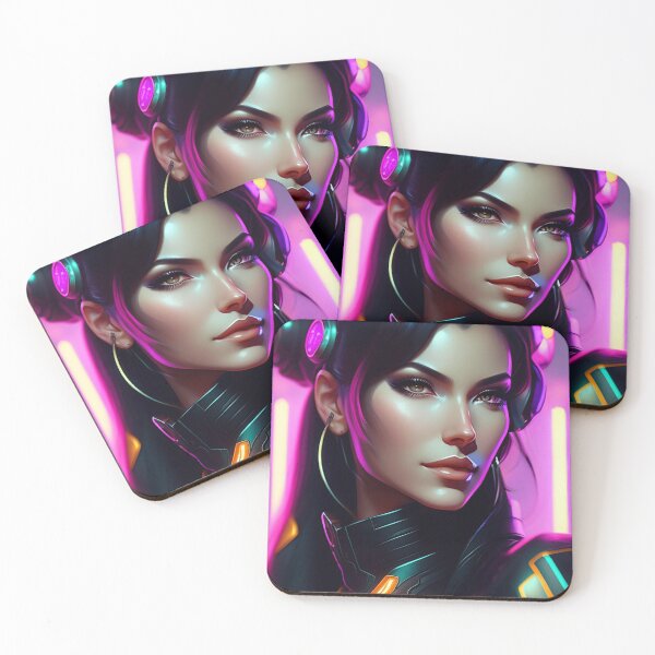 Item preview, Futuristic Diva Girl in Tech Wear designed and sold by MotionWaves.