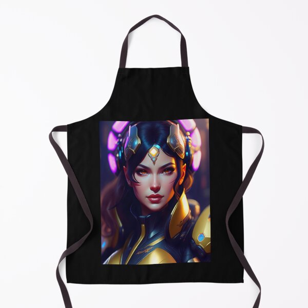 Item preview, Futuristic Diva Girl in Tech Wear designed and sold by MotionWaves.