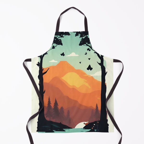 Item preview, Elevate Your Home Decor with Our Minimalist Landscape Mountain Trees Prints designed and sold by supeart.