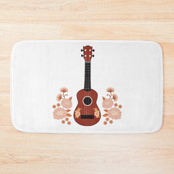Item preview, Ukulele with flowers designed and sold by piesdesignart.