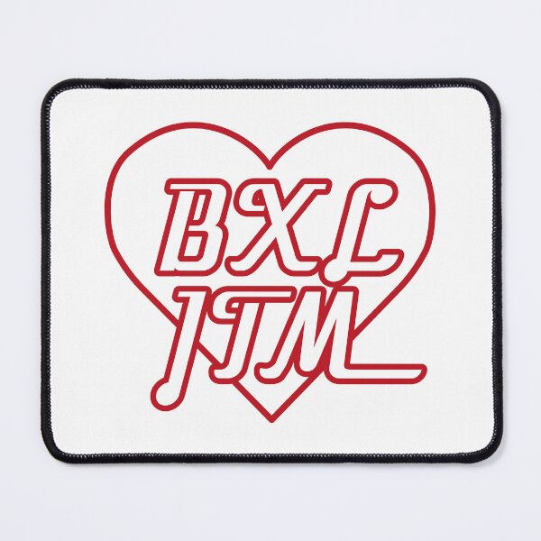 Item preview, Angèle Bruxelles Je T’aime Red Bxl Jtm designed and sold by TooFrenchClub.