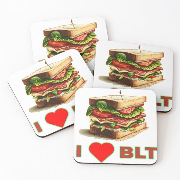 Item preview, I love BLT  white  designed and sold by MeditationMind.