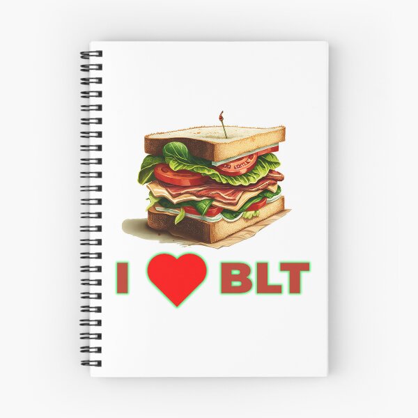 Item preview, I love BLT  white  designed and sold by MeditationMind.