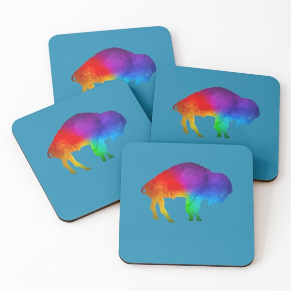Item preview, Pride Buffalo  designed and sold by SweetWildDesign.