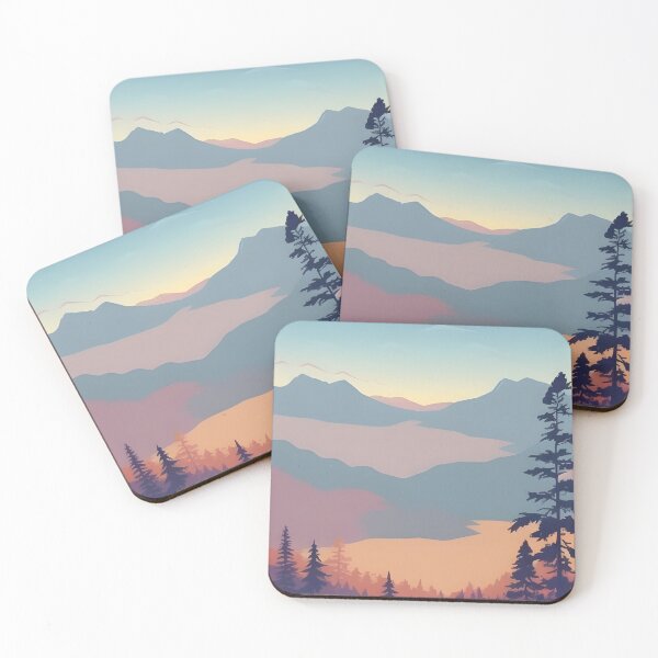 Item preview, Add a Touch of Beauty and Tranquility to Your Home with Our Wide Range of Gorgeous Minimalist Matte Painting of Beautiful Mountain Landscape in the Bavarian Alps Prints designed and sold by supeart.