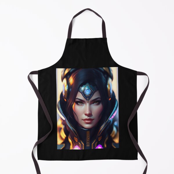 Item preview, Futuristic Diva Girl in Tech Wear designed and sold by MotionWaves.