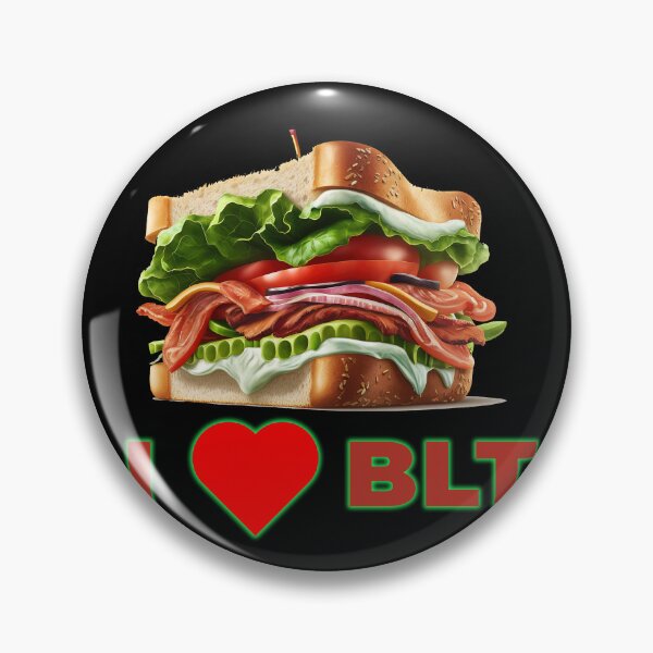 Item preview, I love BLT sandwich  black  designed and sold by MeditationMind.