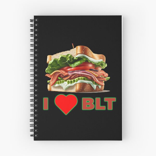 Item preview, I love BLT sandwich  black  designed and sold by MeditationMind.
