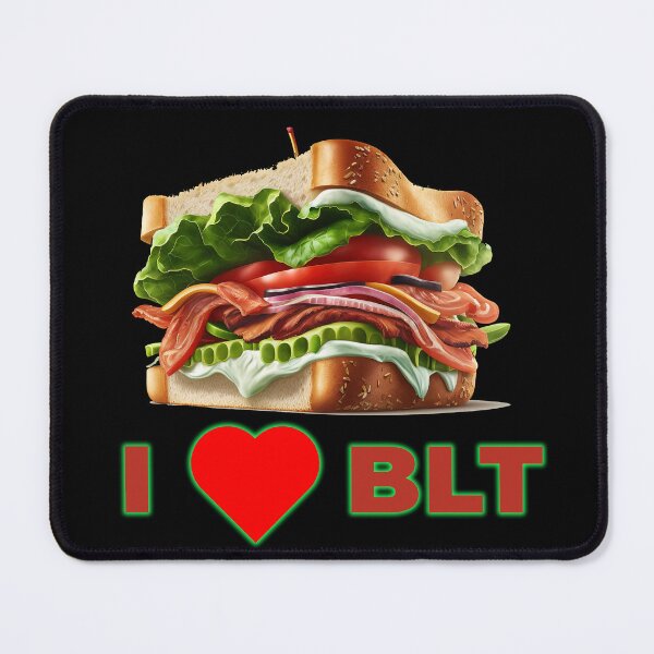 Item preview, I love BLT sandwich  black  designed and sold by MeditationMind.