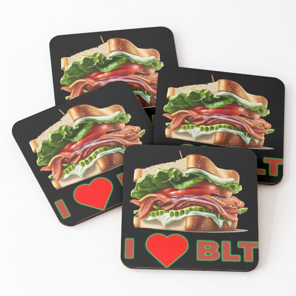 Item preview, I love BLT sandwich  black  designed and sold by MeditationMind.