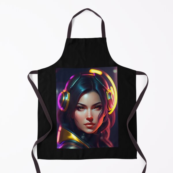 Item preview, Futuristic Diva Girl in Tech Wear designed and sold by MotionWaves.