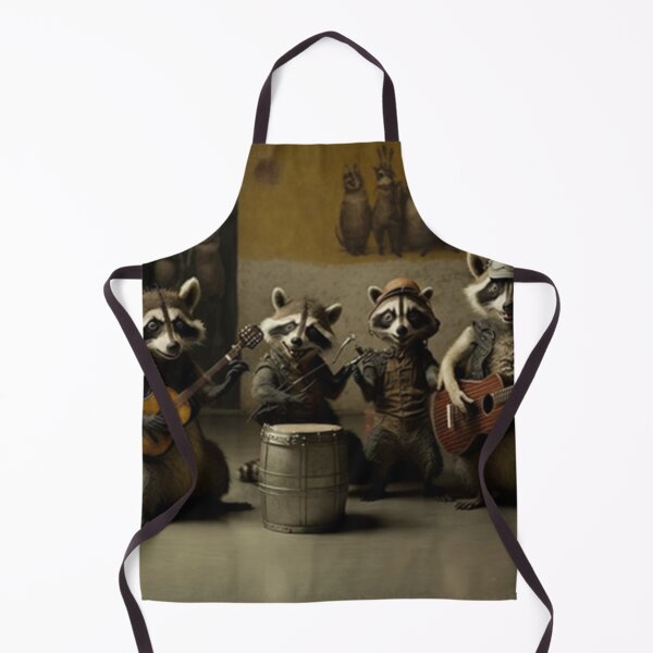 Item preview, funny raccoon playing guitar designed and sold by KLSproduct.