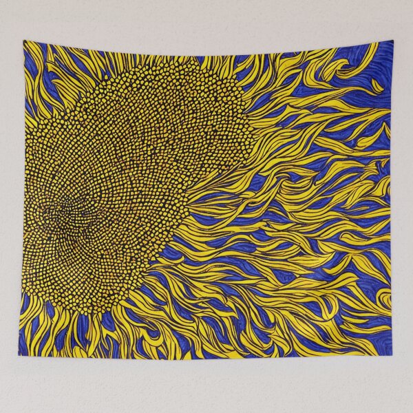 Item preview, Exclusive Home Decor | Golden Mandala Sunflower  designed and sold by funnyhalloween.