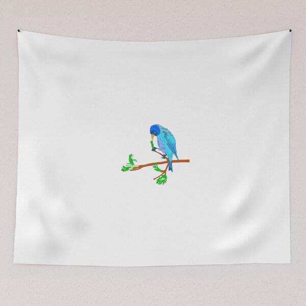 Item preview, Blue Bird On Branch designed and sold by NewMerchandise.