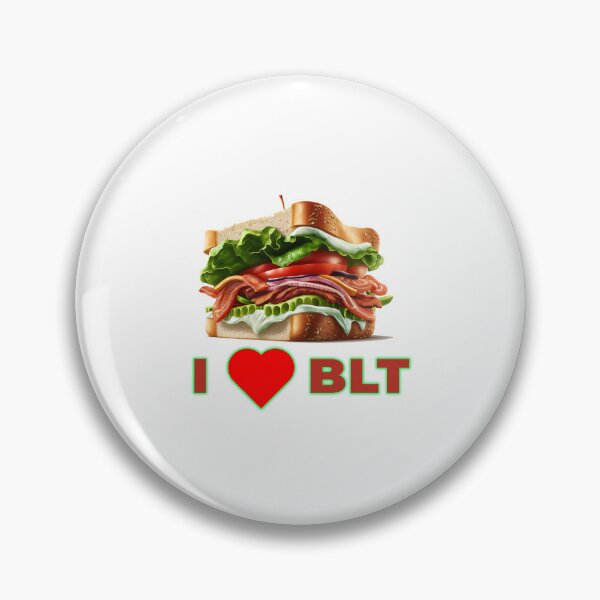 Item preview, I love BLT sandwich  white designed and sold by MeditationMind.