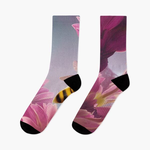 Item preview, Bee and Flowers Art designed and sold by MIGSZ.