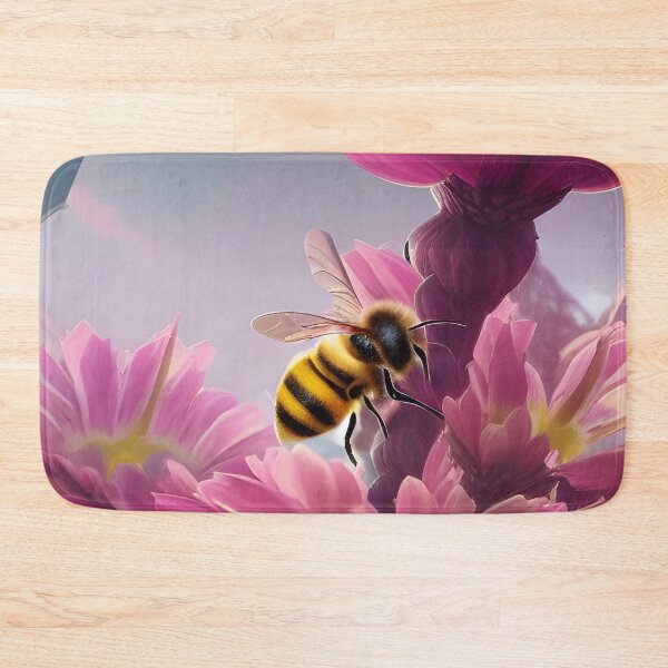 Item preview, Bee and Flowers Art designed and sold by MIGSZ.