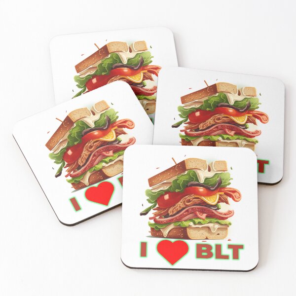 Item preview, I love BLT sandwich, love BLT  white designed and sold by MeditationMind.