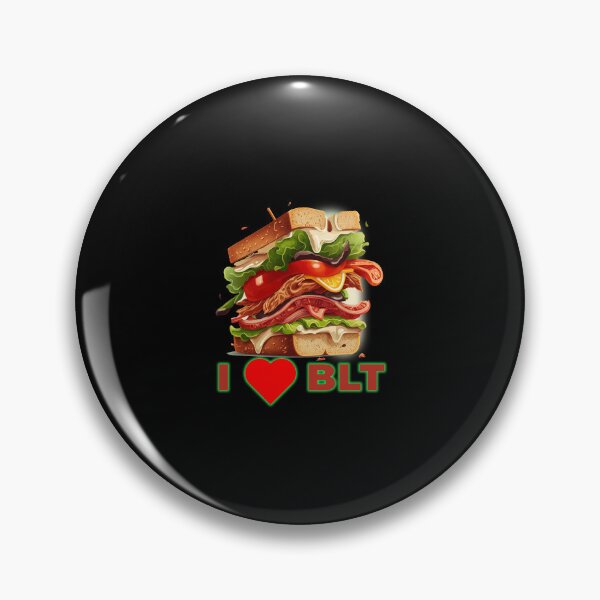 Item preview, I love BLT sandwich, love BLT  black designed and sold by MeditationMind.
