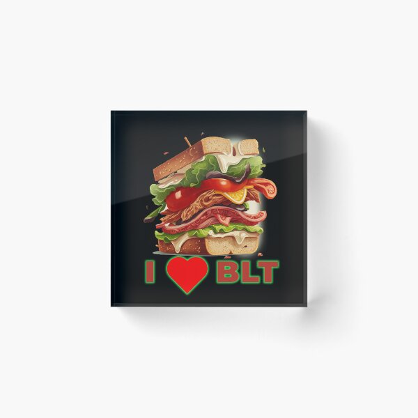 Item preview, I love BLT sandwich, love BLT  black designed and sold by MeditationMind.