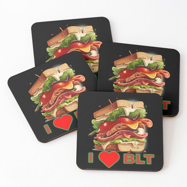 Item preview, I love BLT sandwich, love BLT  black designed and sold by MeditationMind.