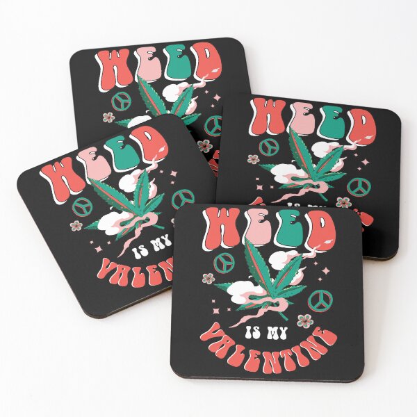 Item preview, Weed is my valentine designed and sold by wewmeprints.