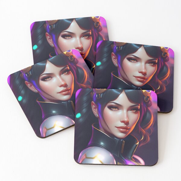 Item preview, Futuristic Diva Girl in Tech Wear designed and sold by MotionWaves.