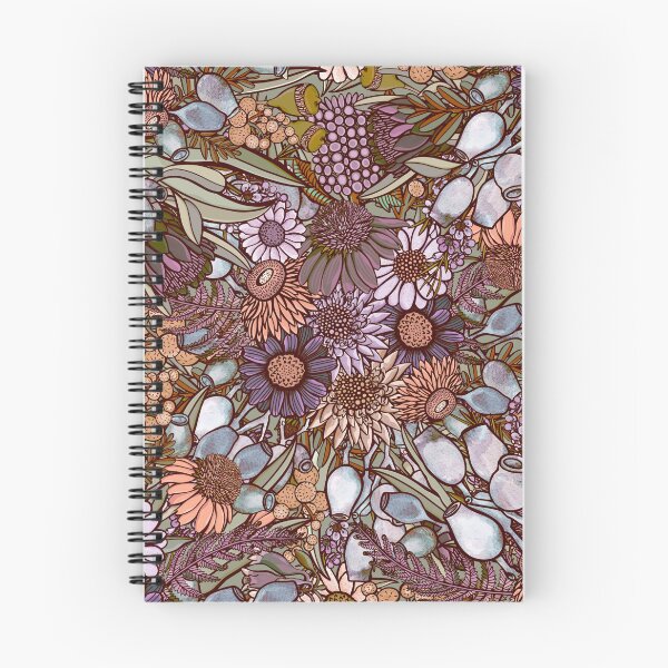 Item preview, Australian Winter Wildflower Garden Pattern designed and sold by Sketchbook Designs.