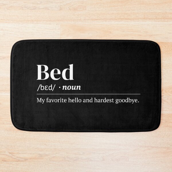 Item preview, Bed Urban Dictionary Funny Meaning designed and sold by SpeakSarcasm.