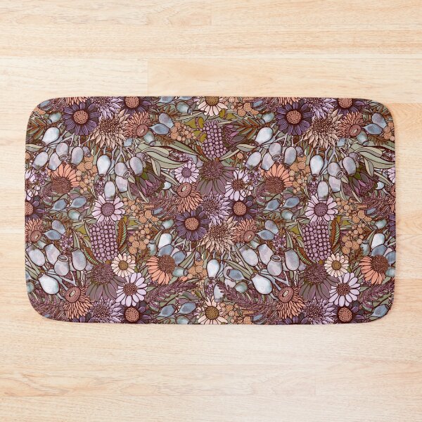 Item preview, Australian Winter Wildflower Garden Pattern designed and sold by Sketchbook Designs.