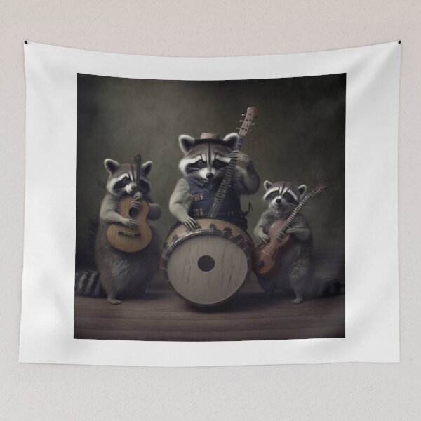 Item preview, cut raccoon funny design designed and sold by KLSproduct.