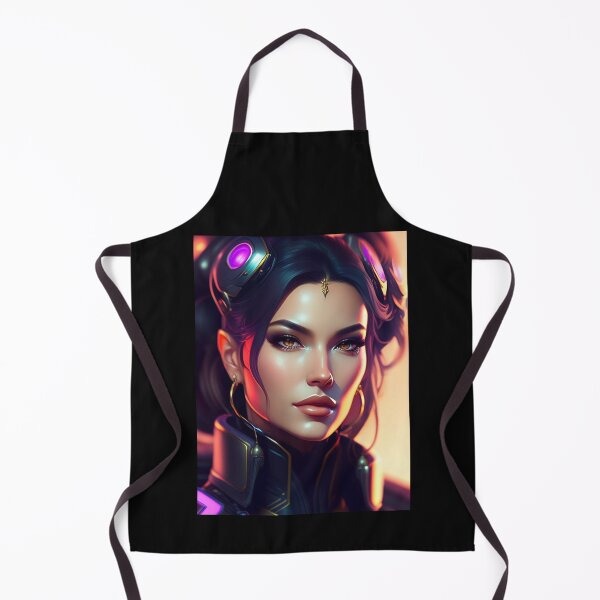Item preview, Futuristic Diva Girl in Tech Wear designed and sold by MotionWaves.
