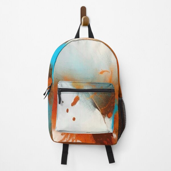 Item preview, Rusty Blue Abstract Watercolor Splatter Art  designed and sold by CattlettArt.