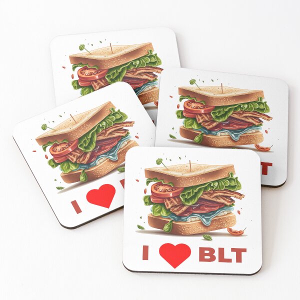 Item preview, I love BLT sandwich, BLT tasty sandwich white designed and sold by MeditationMind.