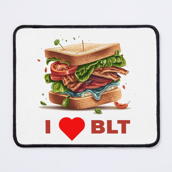 Item preview, I love BLT sandwich, BLT tasty sandwich white designed and sold by MeditationMind.