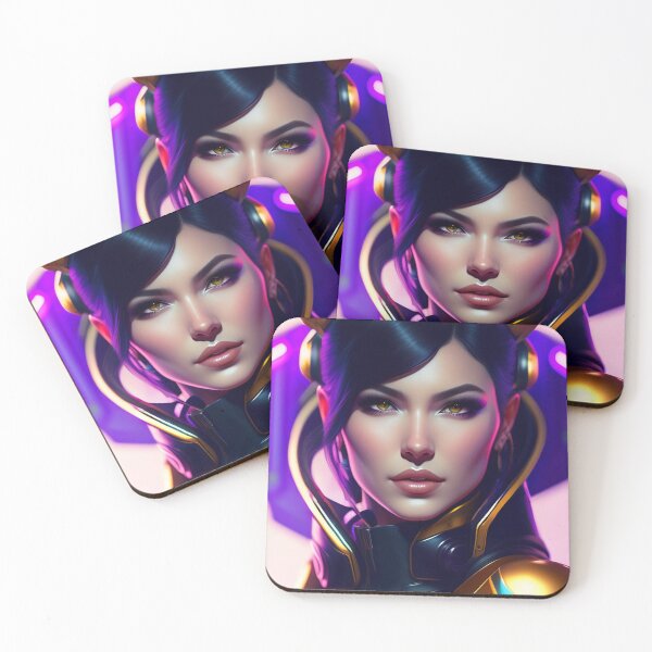 Item preview, Futuristic Diva Girl in Tech Wear designed and sold by MotionWaves.