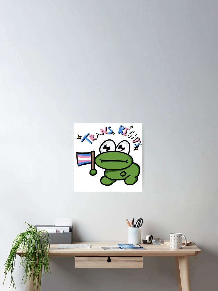 Thumbnail 2 of 3, Poster, Trans Rights Are Human Rights! designed and sold by Tranguis.