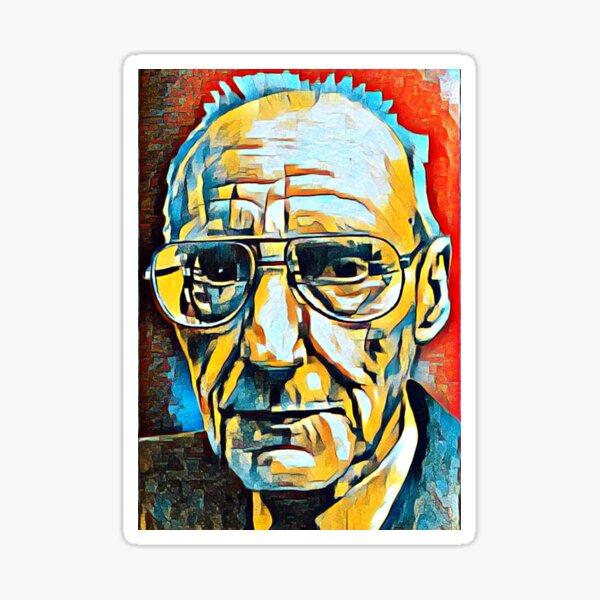Item preview, William S. Burroughs Artwork | William S Burroughs Portrait | William Burroughs Wall Art  designed and sold by Suyogsonar25.