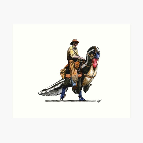 Dino Riders Art Prints for Sale | Redbubble