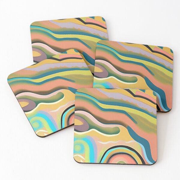 Item preview, Abstract Pastel Marble Print designed and sold by CattlettArt.